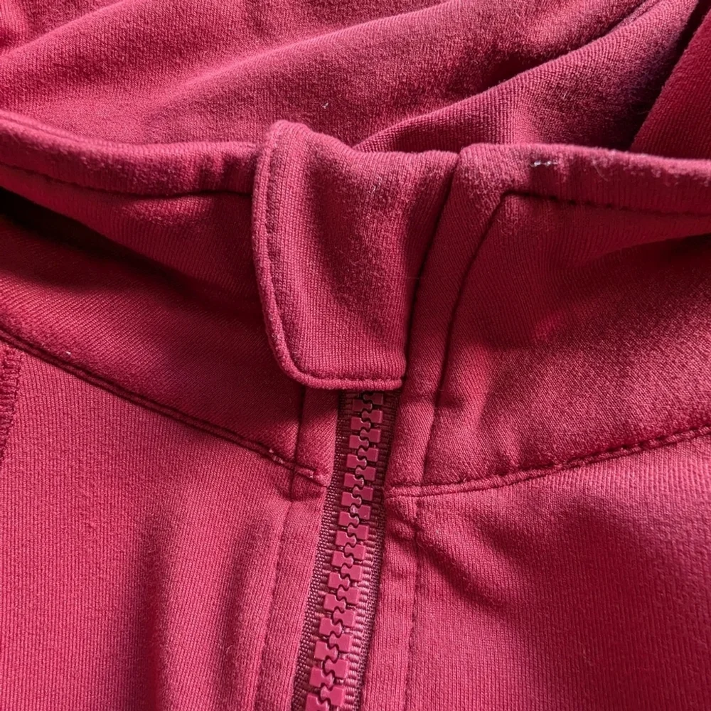 Buffbunny Athleisure Full Zip Jacket Quick Dry Mesh Mock Neck Women's Sz L